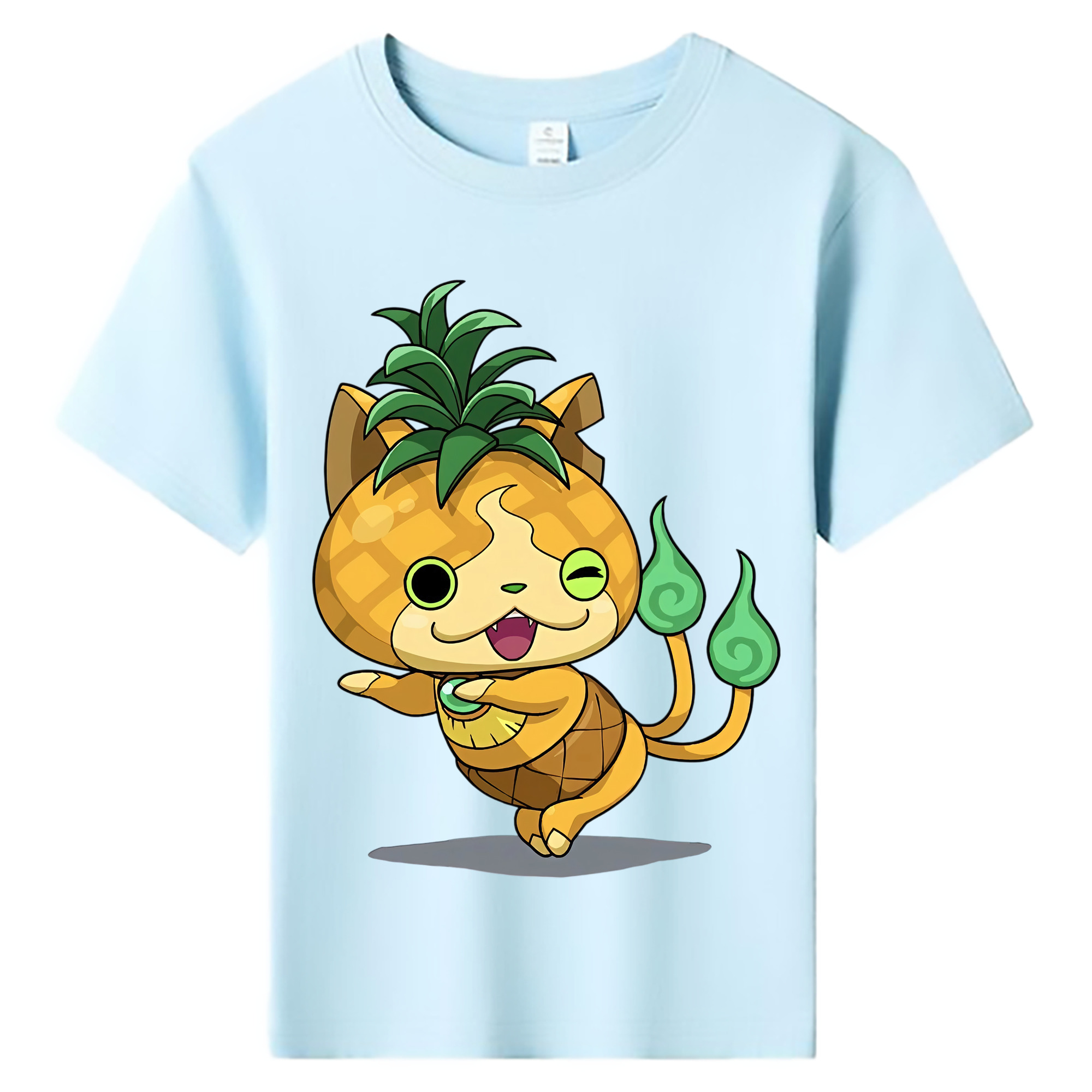 （画像用） 妖怪ウォッチ Yo-kai Watch 綿100％キッズTシャツ（フロントプリント）
